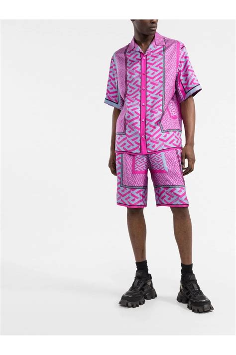 versace shorts|versace shorts and shirt set.